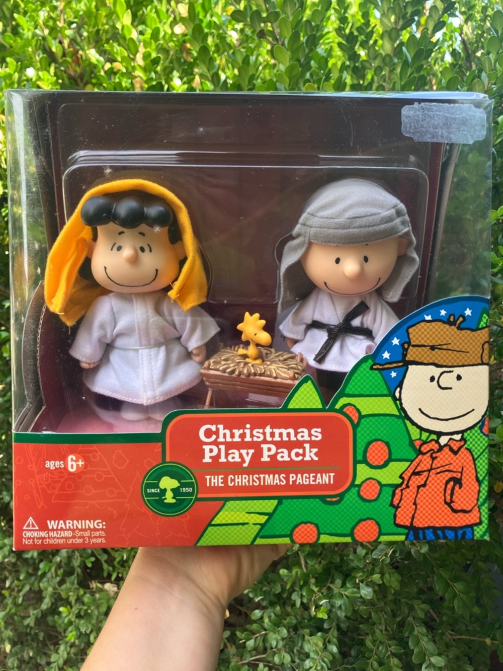 Peanuts Christmas Play Pack 1 - Charlie Brown, Lucy, and Woodstock in the Manger